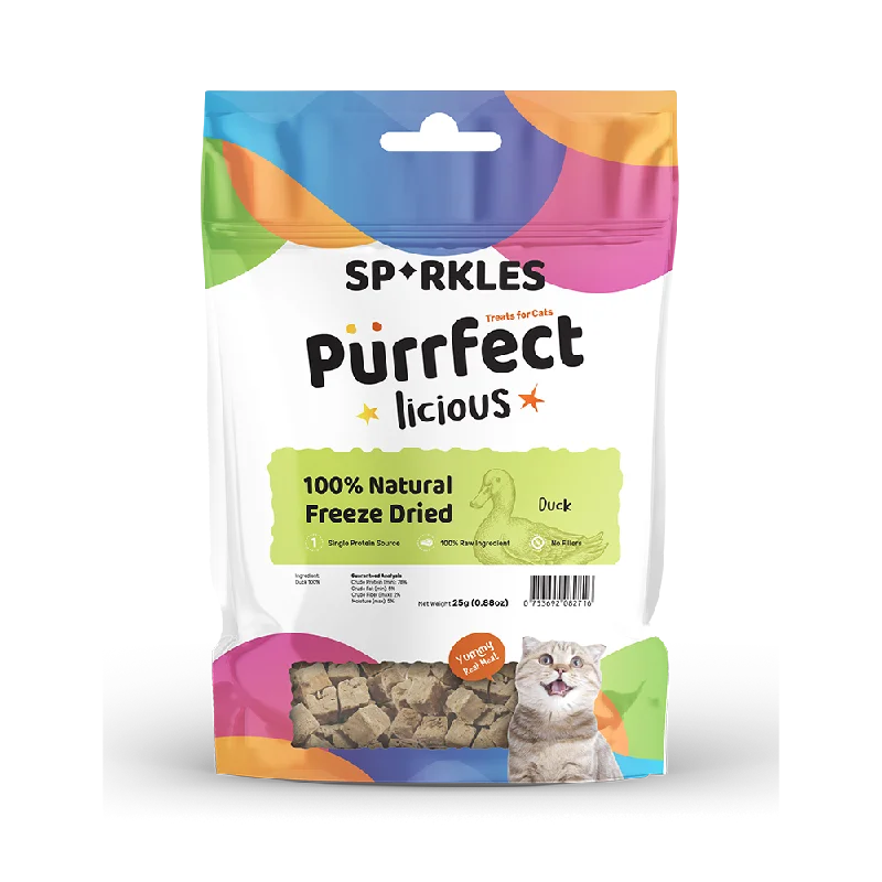 Sparkles Cat Purrfectlicious Freeze-Dried Duck 25g