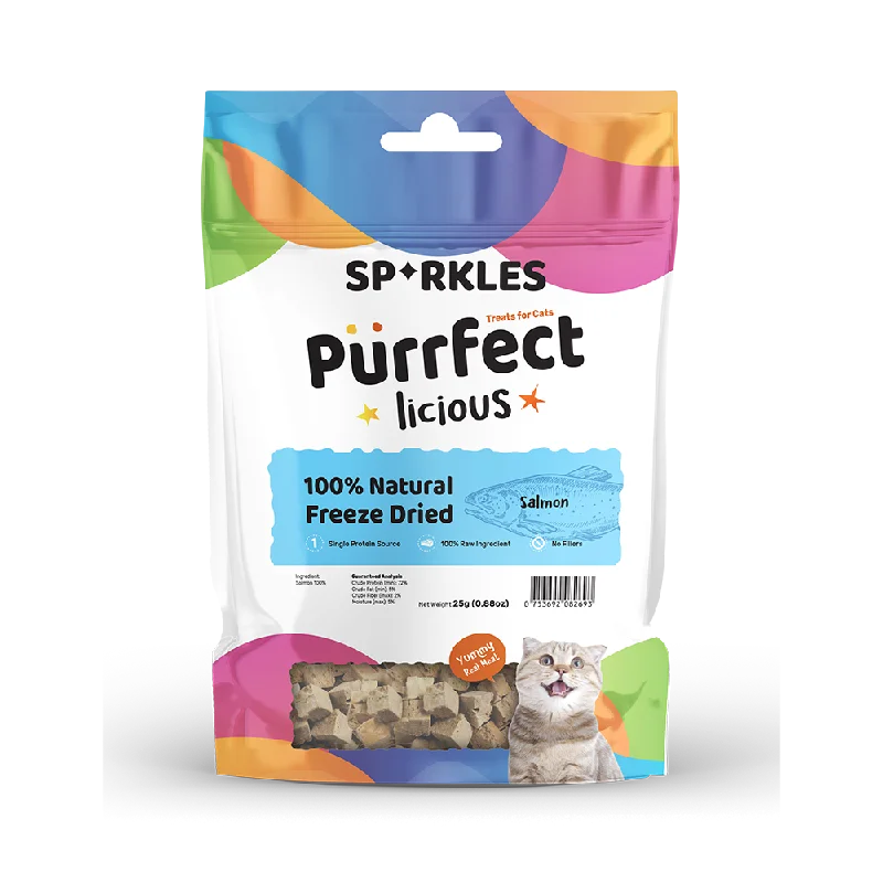 Sparkles Cat Purrfectlicious Freeze-Dried Salmon 25g