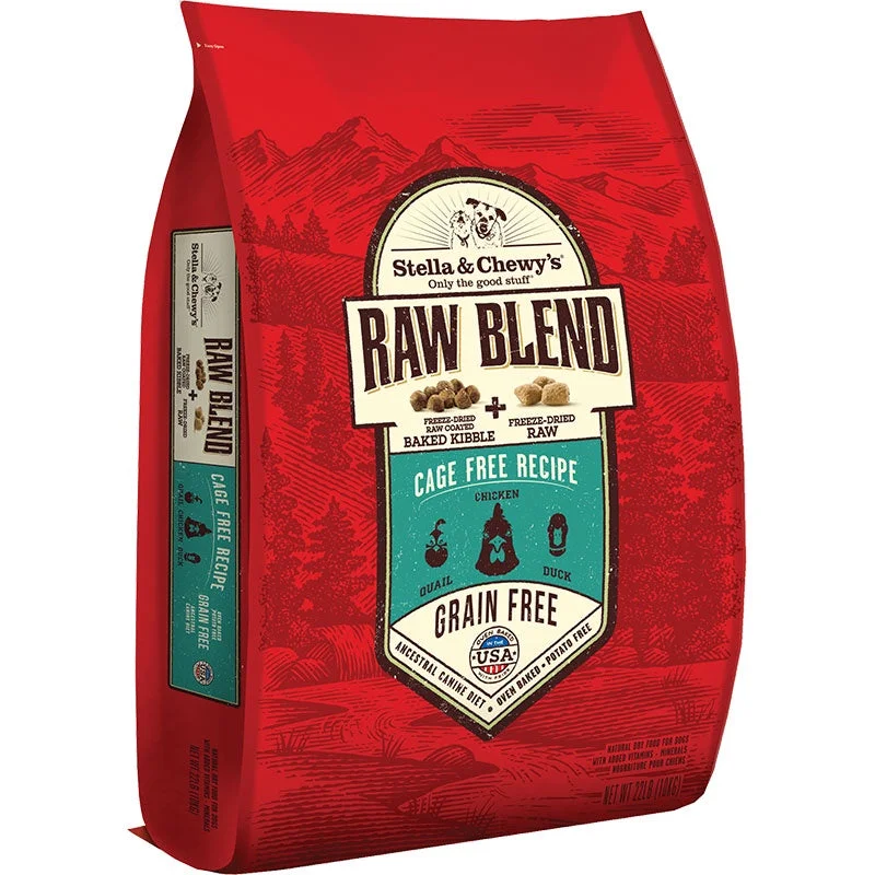 Stella & Chewy's Cage-Free Raw Blend Kibble for Dogs 22lb