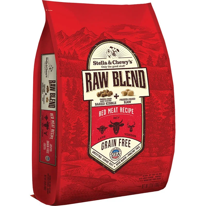 Stella & Chewy's Raw Blend Red Meat Kibble for Dogs 22lb