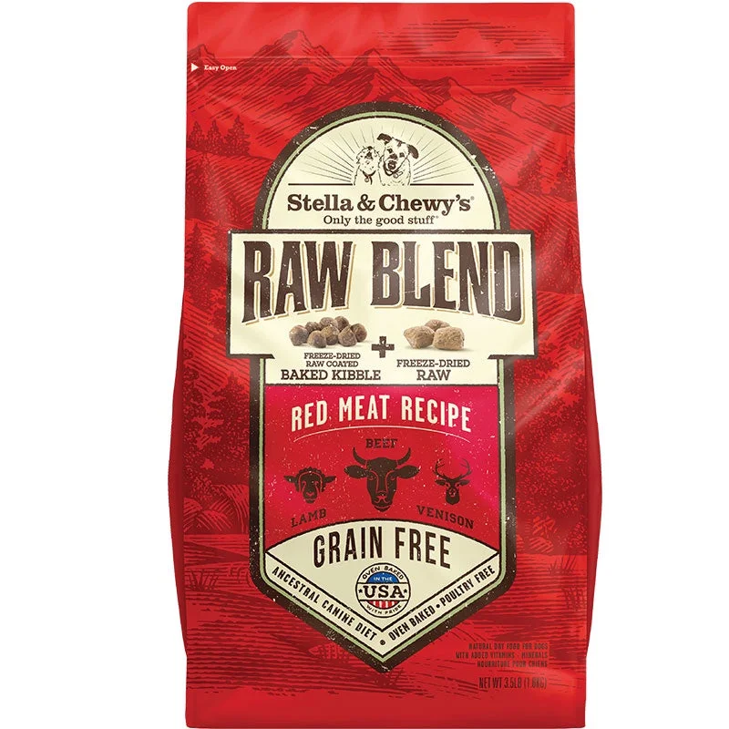 Stella & Chewy's Raw Blend Red Meat Kibble for Dogs 3.5lb