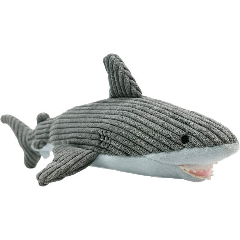 Tall Tails Crunch Shark Dog Toy 14"