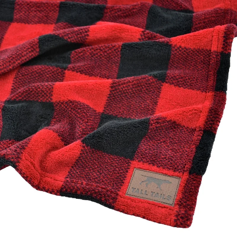 Tall Tails Hunter's Plaid Fleece Dog Blanket