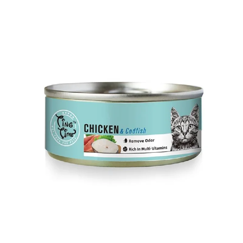 Ting Time Cat Chicken & Codfish 95g