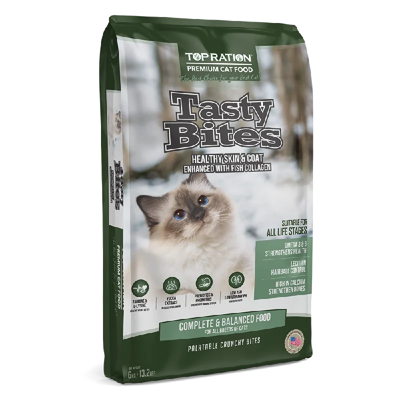 Top Ration Cat Tasty Bites All Life Stages 6kg