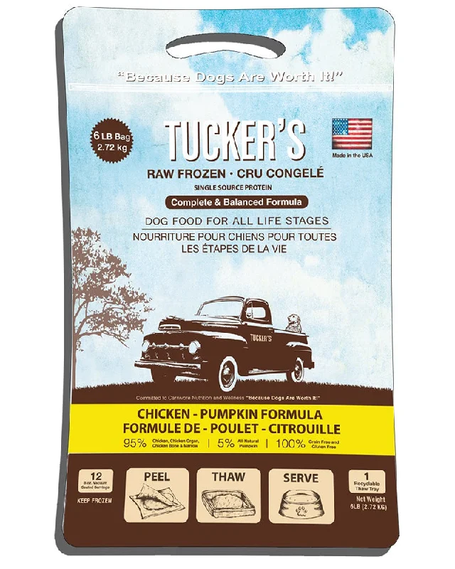 Tucker’s Raw/Frozen Chicken & Pumpkin Dog Patties 3lb