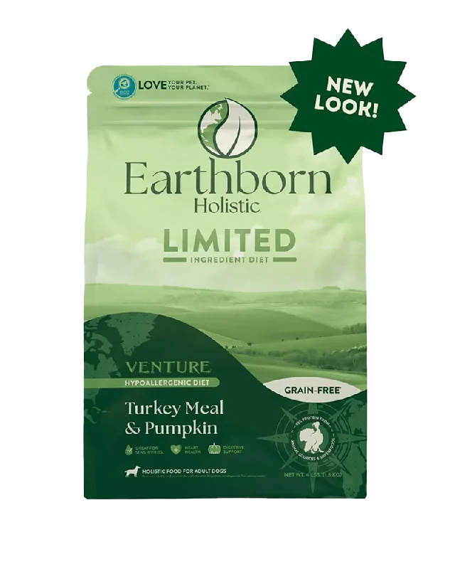 Earthborn Holistic Limited Venture Turkey & Butternut Squash Dry Dog Food 4lb