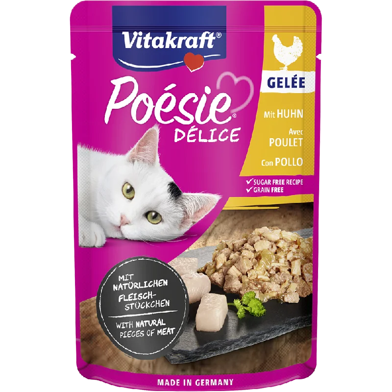 Vitakraft Cat Poesie Delice Jelly Chicken Fillet 85g