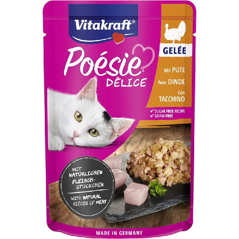 Vitakraft Cat Poesie Delice Jelly Turkey Breast 85g