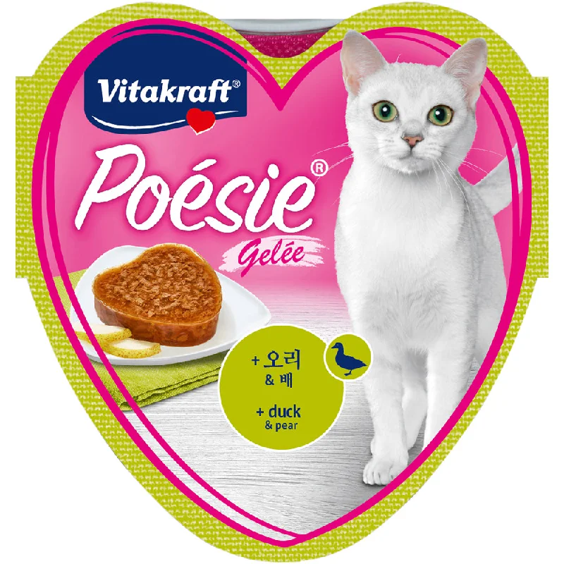 Vitakraft Cat Poesie Hearts Duck & Pear 85g