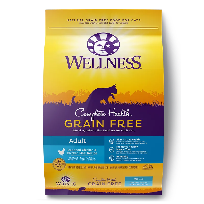 Wellness Cat Complete Health Grain Free Adult Deboned Chicken & Chicken Meal Recipe 11.5lb