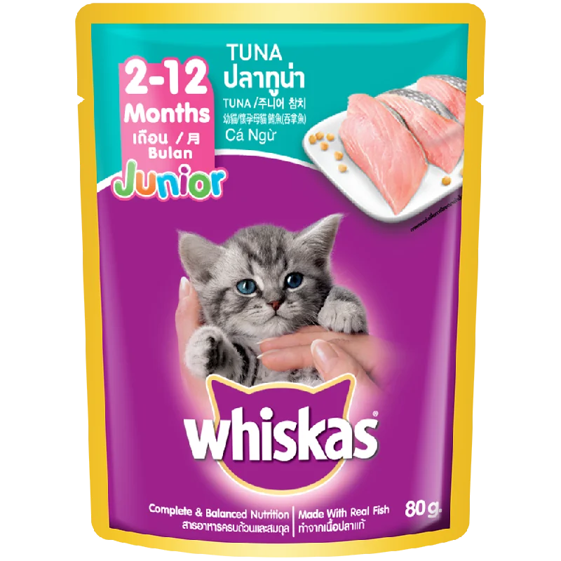 Whiskas Pouch 2-12 Months Junior Tuna 80g