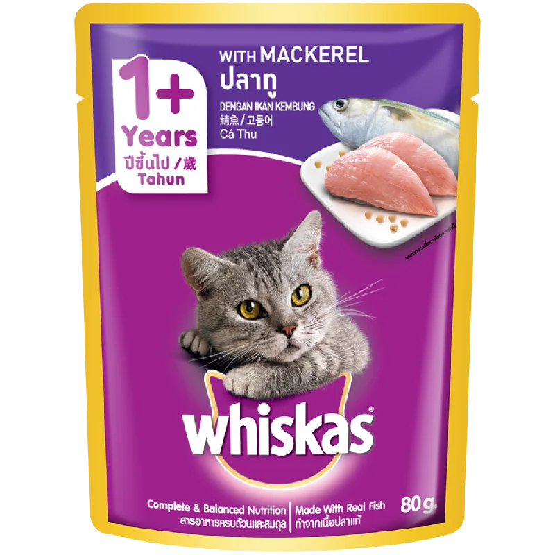 Whiskas Pouch Mackerel 80g