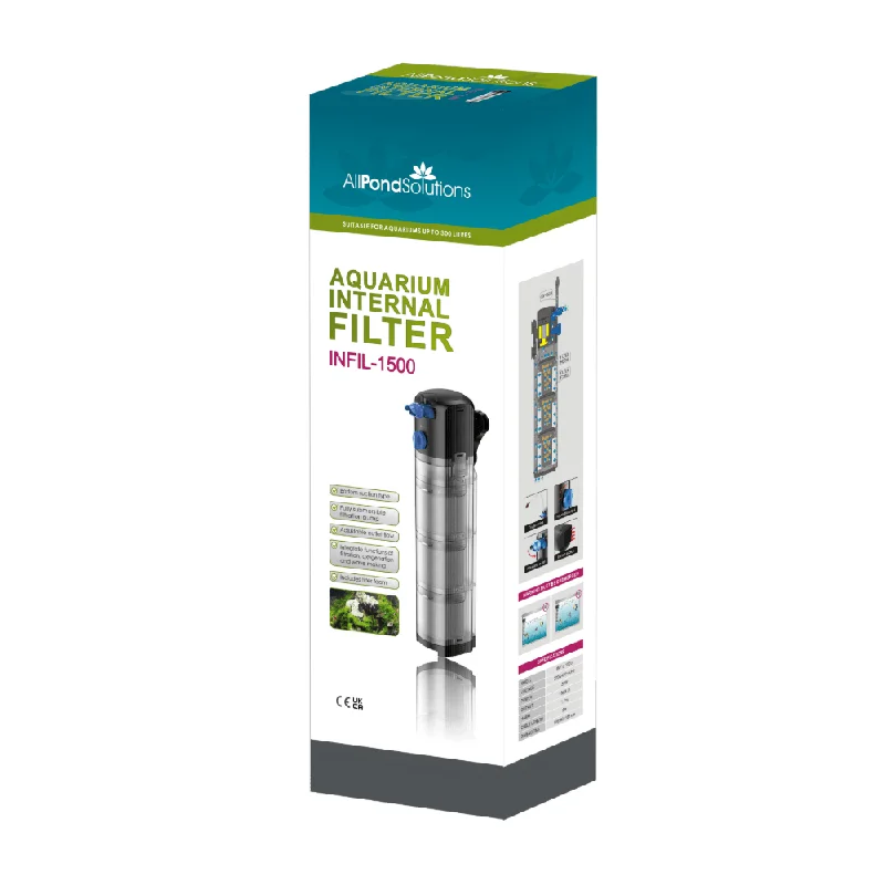 AllPondSolutions 1500L/H Aquarium Internal Filter INFIL-1500