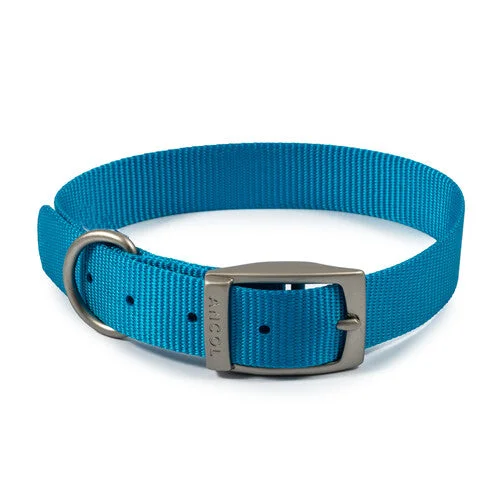 Ancol Viva Nylon Collar Blue 28-36cm Size 3