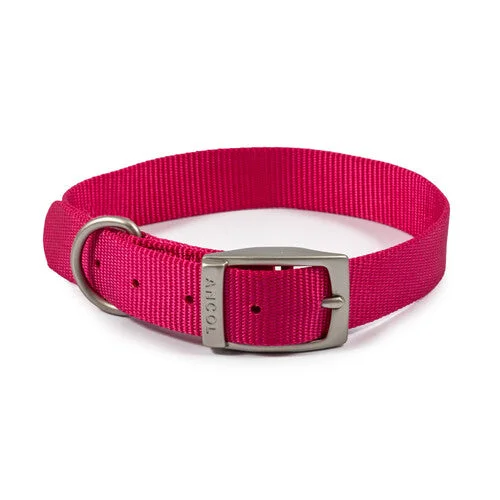 Ancol Viva Nylon Collar Pink 28-36cm Size 3