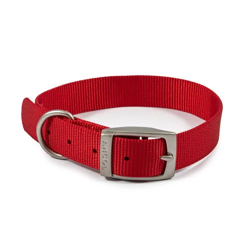 Ancol Viva Nylon Collar Red 39-48cm Size 5