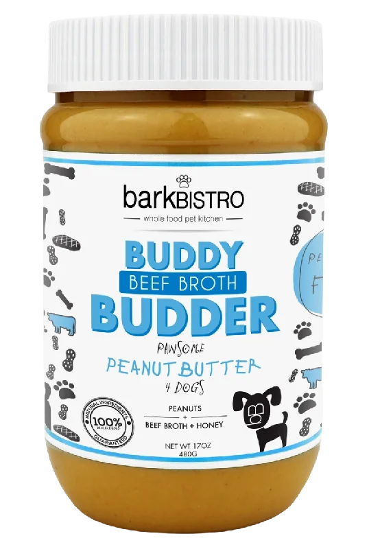 Bark Bistro Beef Broth Buddy Budder 17oz Jar