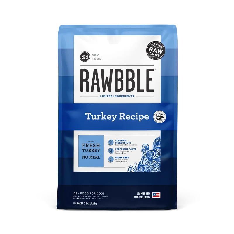 Bixbi RAWBBLE® Dry Dog Food Turkey Recipe