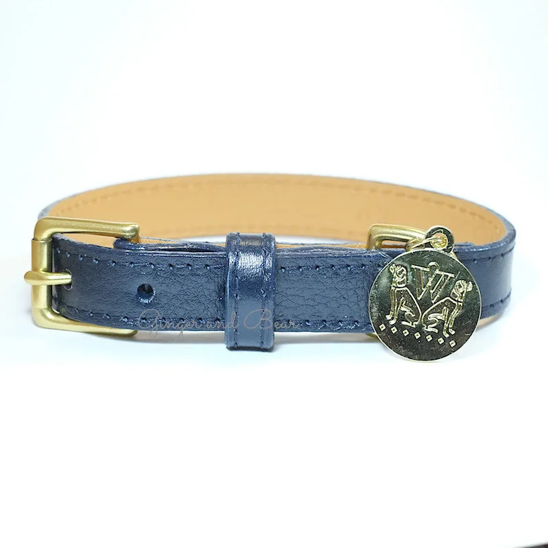 Chelsea Dog Collar - Navy