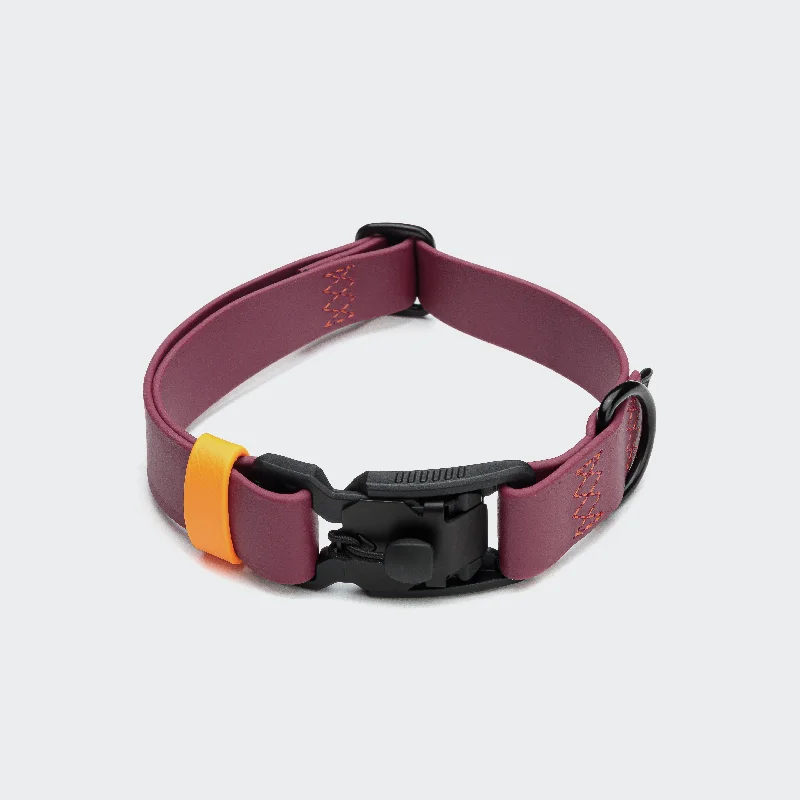 Cloud7: Dog Collar BioThane Ipanema Magenta-Orange