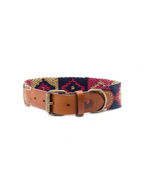 Dog Collar: Peruvian Indian Blue