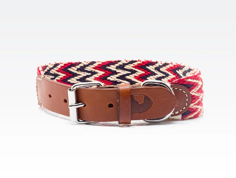 Dog Collar: Peruvian Red