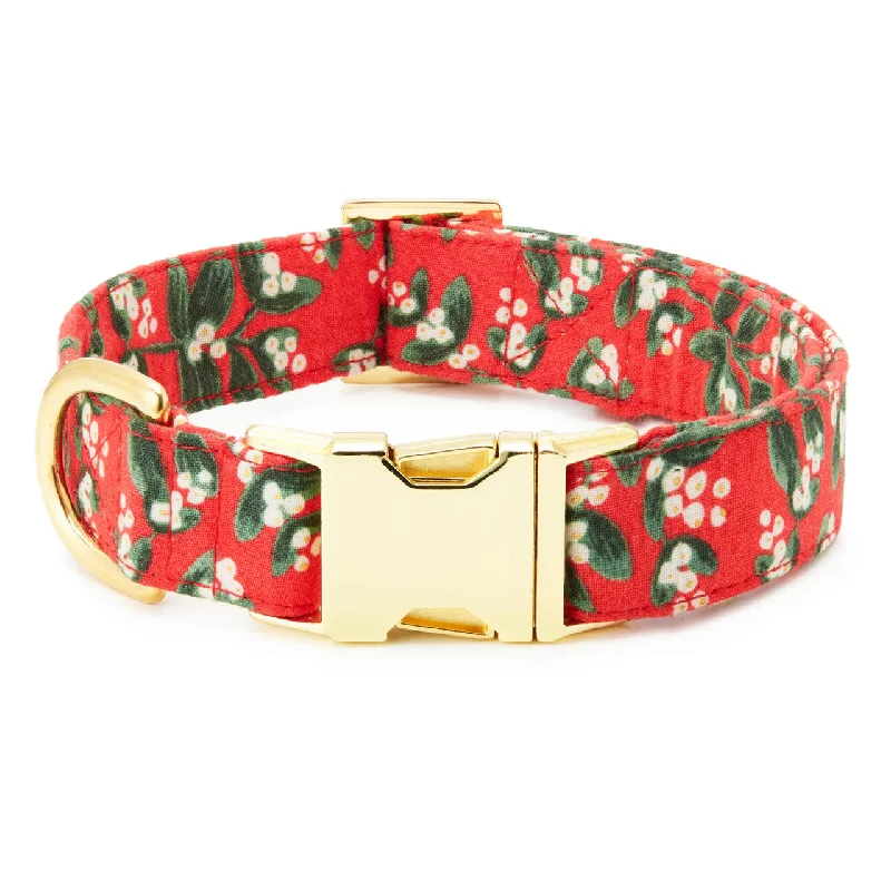 Dog Collar: Rifle Paper Co. x TFD Mistletoe