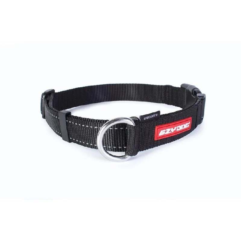 EzyDog Checkmate Dog Collar Black Large<3 <3 <3