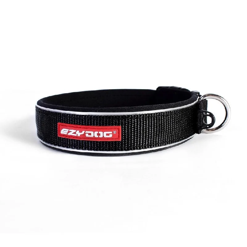 EzyDog Classic Neoprene Dog Collar Black Large<3 <3 <3