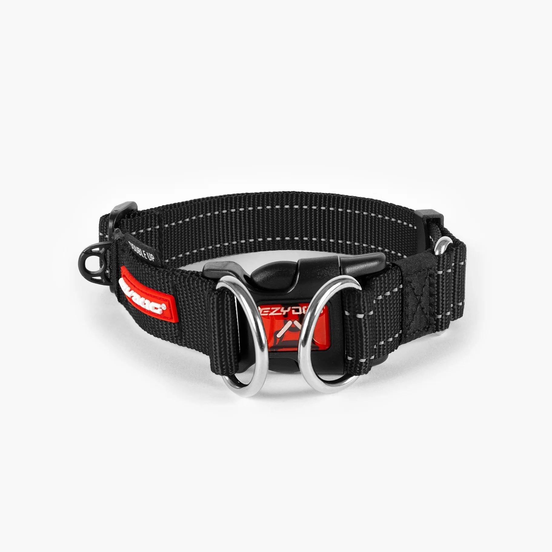 EzyDog Double Up Dog Collar Black Extra Large<3 <3 <3