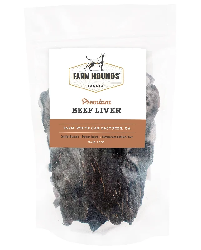 Farm Hounds Beef Liver 4oz Bag