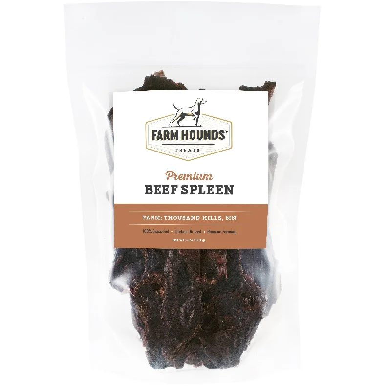 Farm Hounds Beef Spleen 4oz Bag