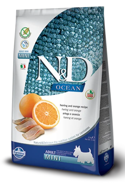 Farmina Ocean Dry Dog Food N&D Herring & Orange Mini