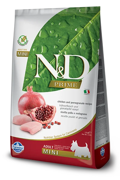 Farmina Prime Dry Dog Food N&D Chicken & Pomegranate Mini