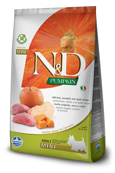 Farmina Pumpkin Dry Dog Food N&D Boar & Apple Mini