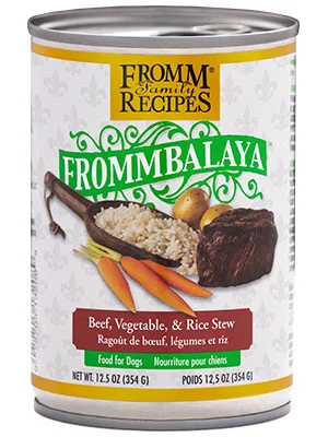 Fromm Wet Dog Food Frommbalaya - Beef, Vegetable & Rice Stew 12.5oz Can Single