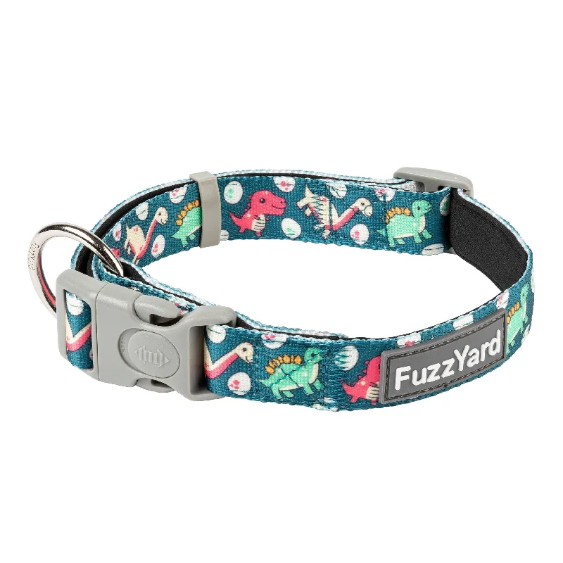 FuzzYard Dog Collar Dinosaur Land Medium***