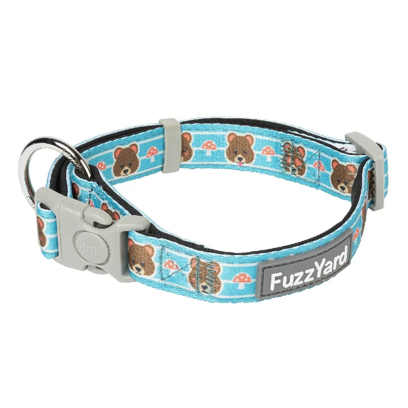 FuzzYard Dog Collar Fuzz Bear Medium***