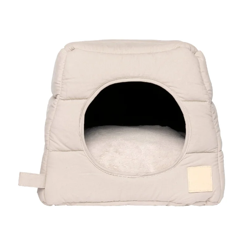 FuzzYard Life Cat Cubby Sandstone