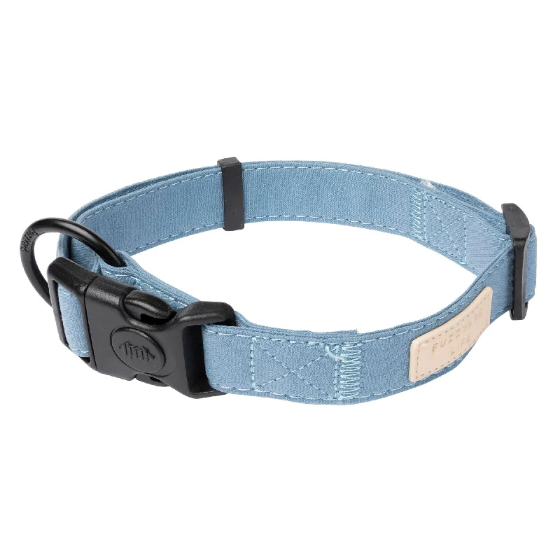 FuzzYard Life Dog Collar French Blue Large