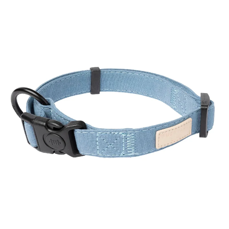 FuzzYard Life Dog Collar French Blue Medium