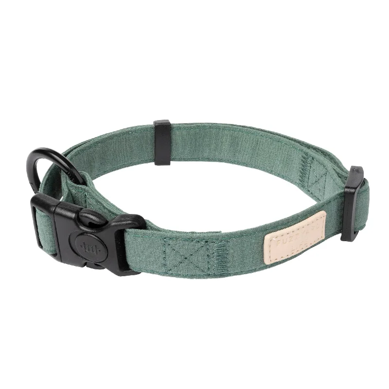 FuzzYard Life Dog Collar Myrtle Green Medium