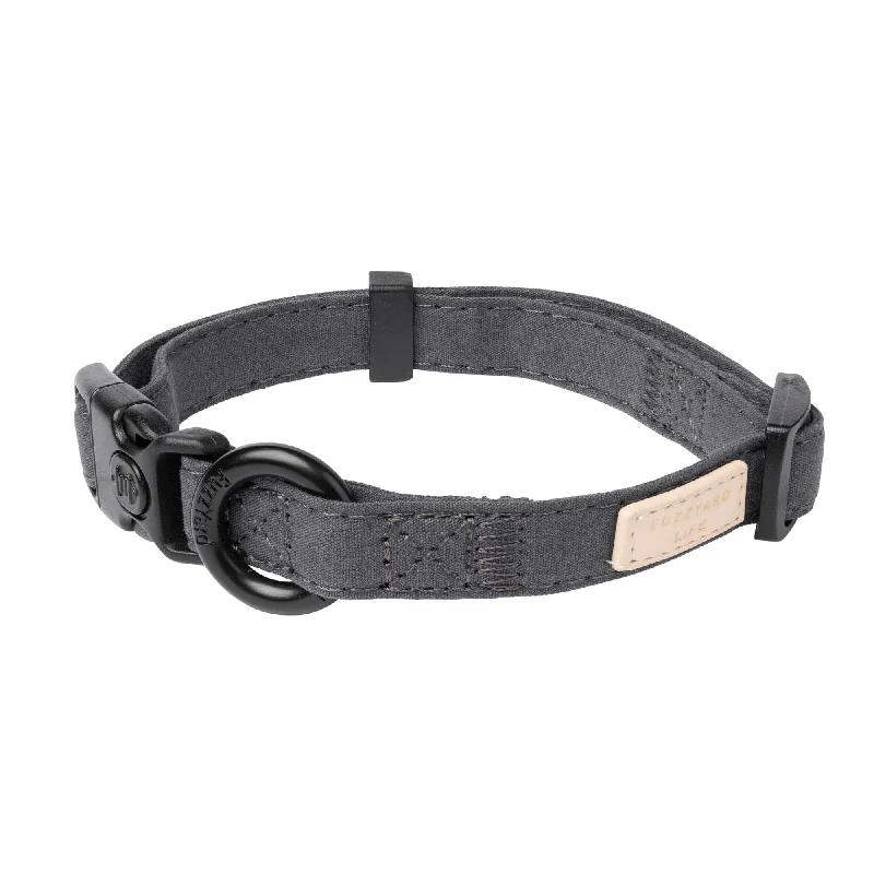 FuzzYard Life Dog Collar Slate Grey Small