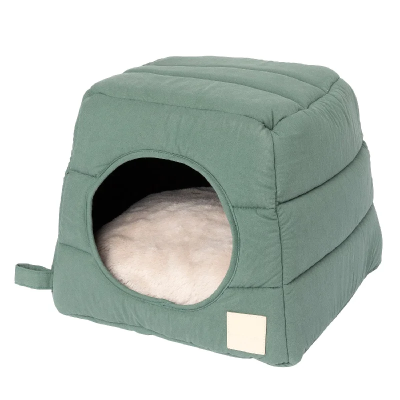 FuzzYard Life Myrtle Green Cat Cubby