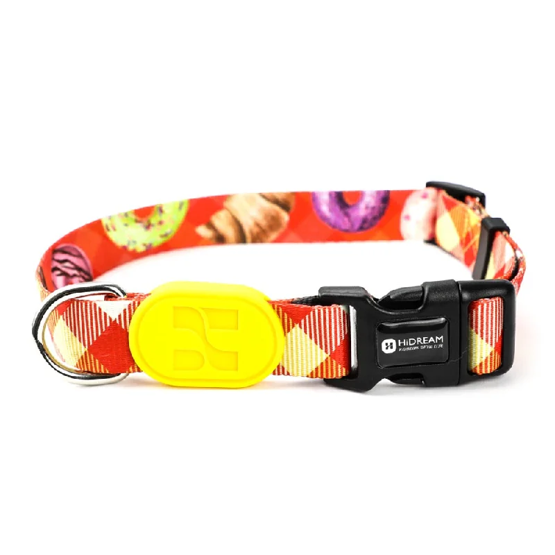 HiDREAM Profusion Adjustable Dog Collar (Picnic Cloth)