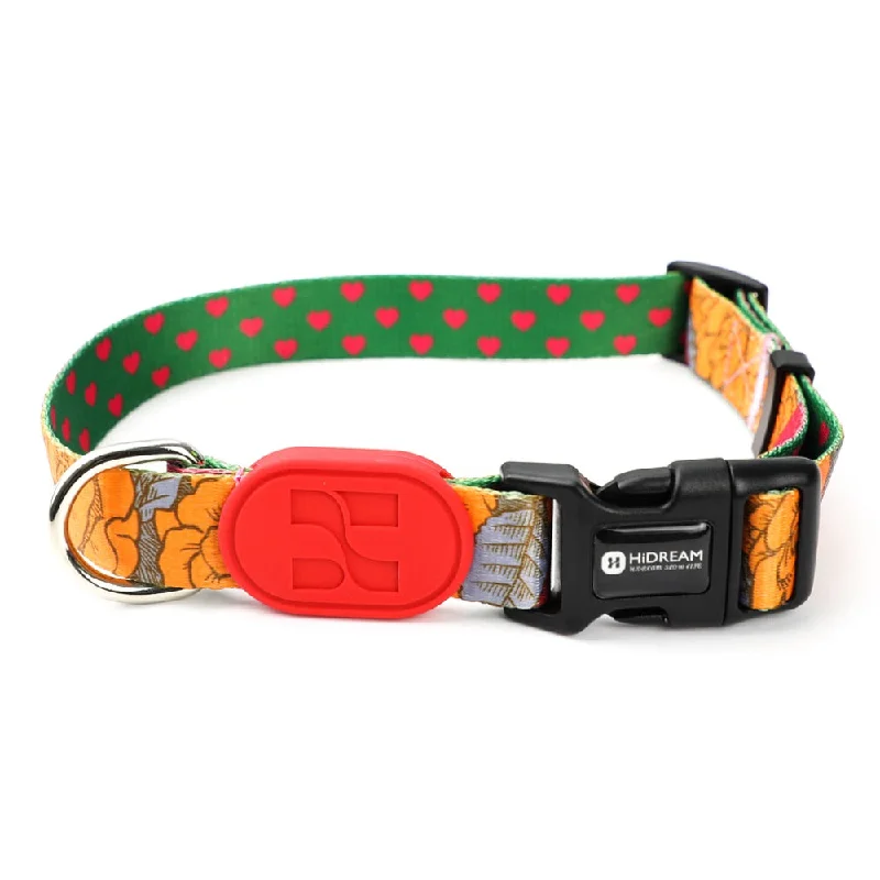 HiDREAM Profusion Adjustable Dog Collar (Rose Garden)