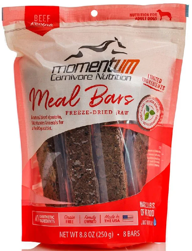 Momentum Freeze-Dried Meal Bar - Beef 8oz Bag