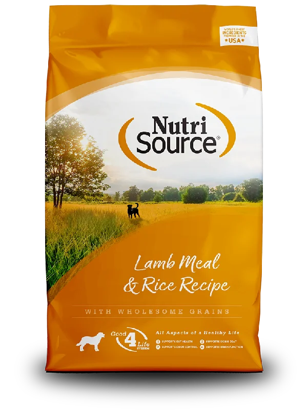 NutriSource Dry Dog Food Lamb Meal & Rice Recipe