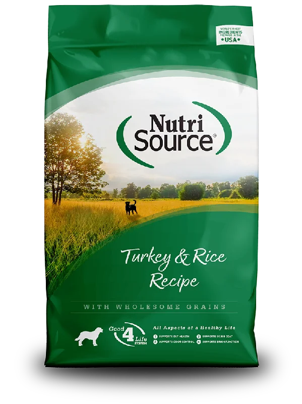 NutriSource Dry Dog Food Turkey & Rice Recipe